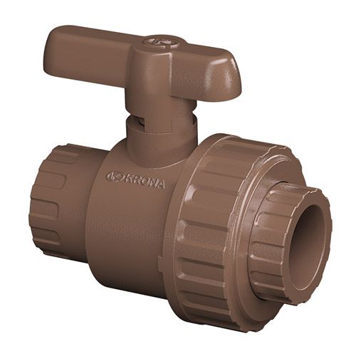 REGISTRO ESFERA SOLDÁVEL COM UNIÃO - 60mm - KRONA