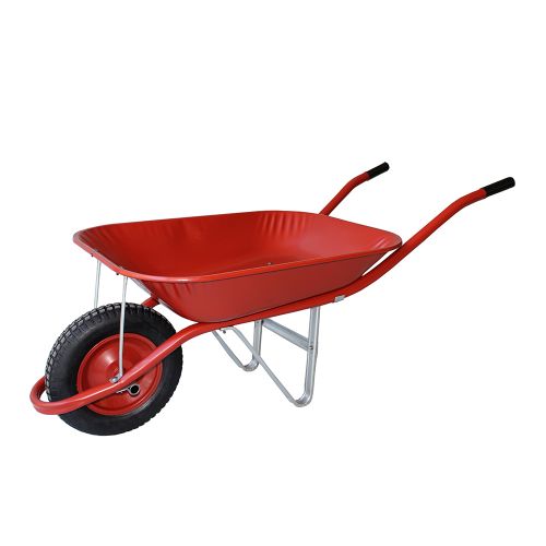 CARRINHO DE MÃO PNEU/CAMARA - 60Lt VERMELHO SOFT - ESFERA