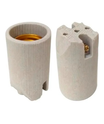 RECEPTACULO LOUCA FOXLUX E-27 P/SPOT LISO FX-10